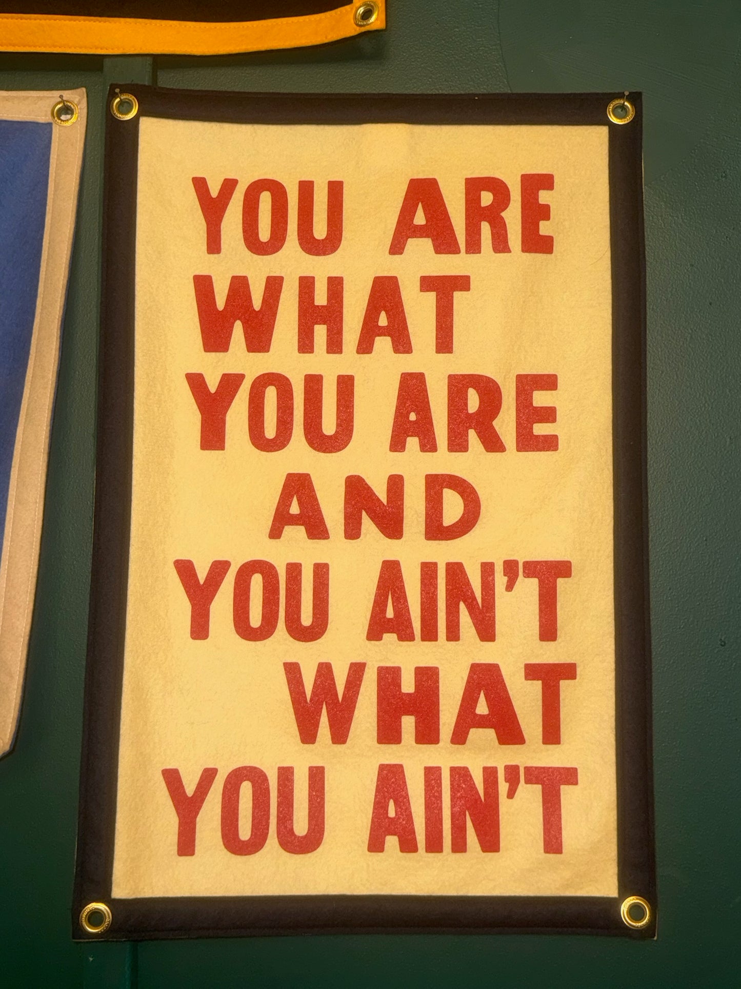 You Are What You Are And You Ain't What You Ain't