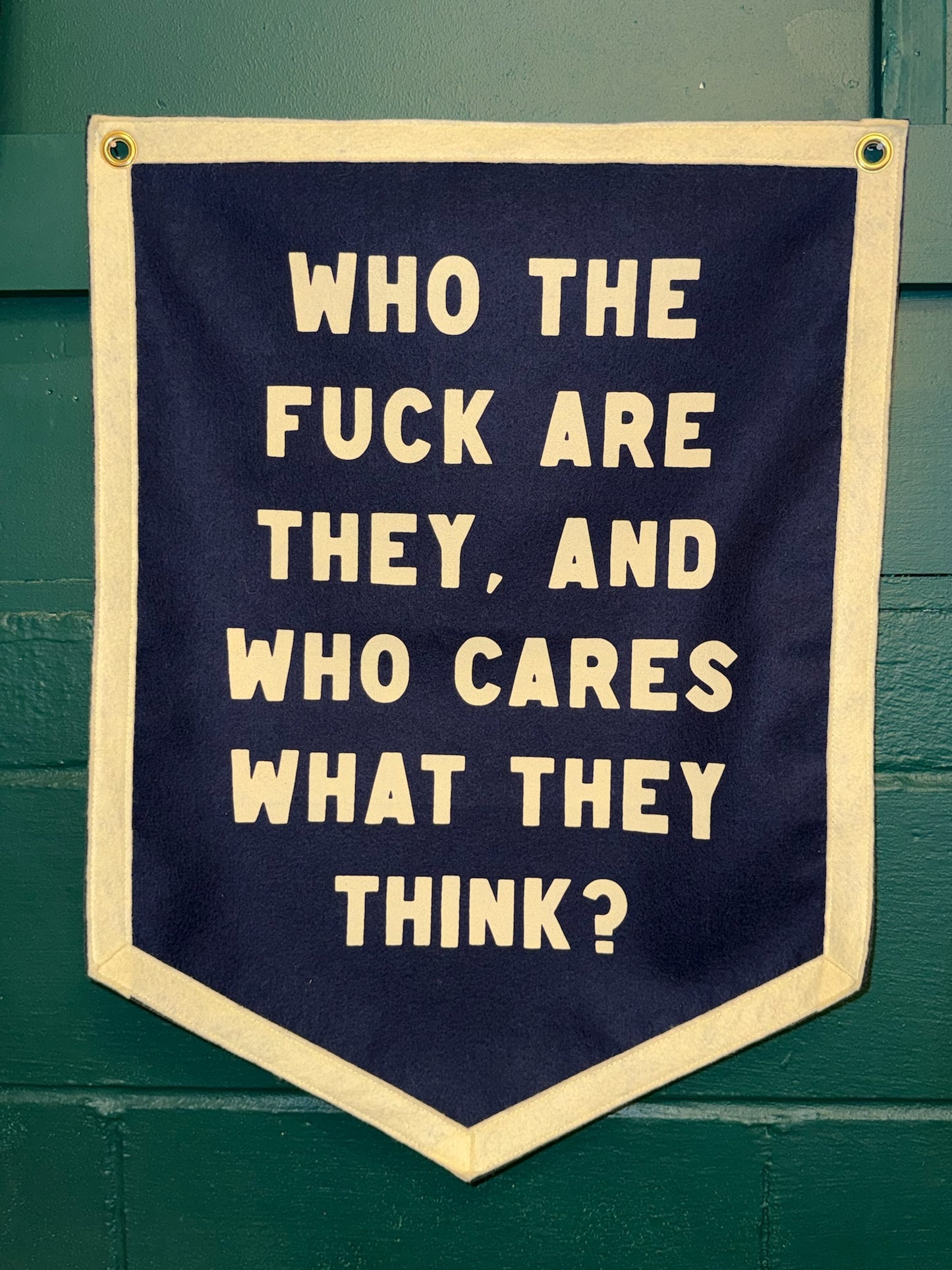 Who The Fuck Are They And Who Cares What They Think?