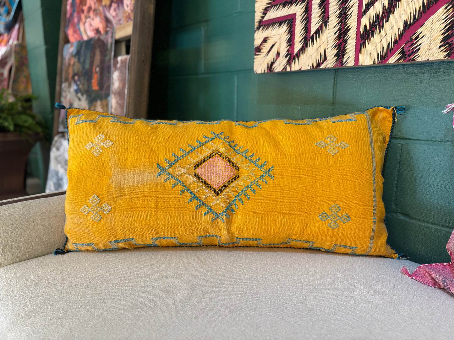 Vintage Turkish Canvas 18x34 Pillows