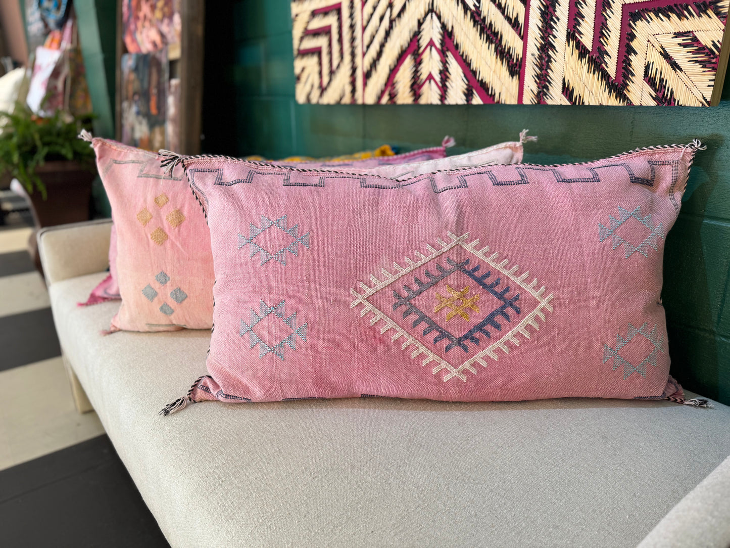 Vintage Turkish Canvas 18x34 Pillows