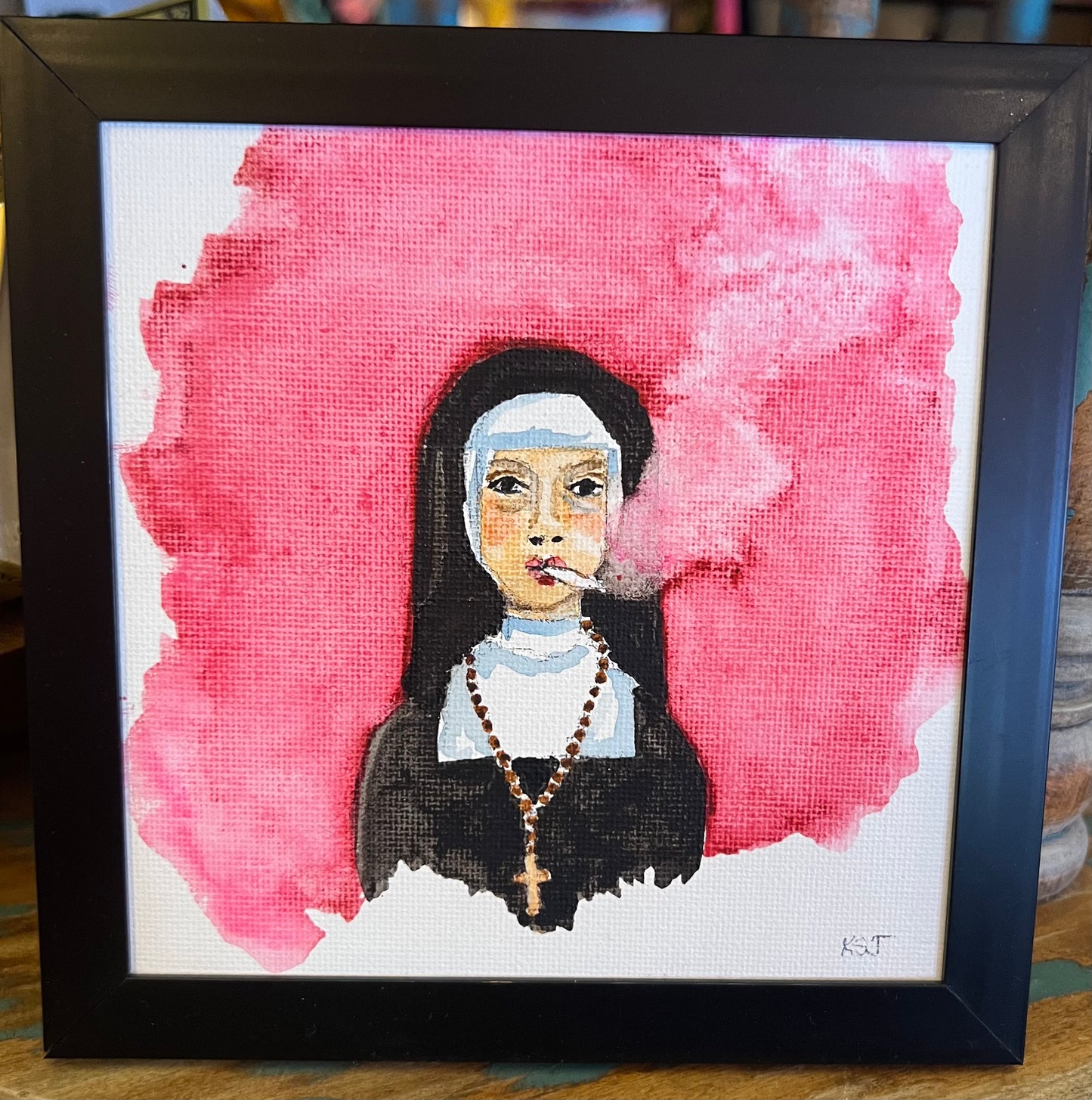 Smoking Women Series- Nun