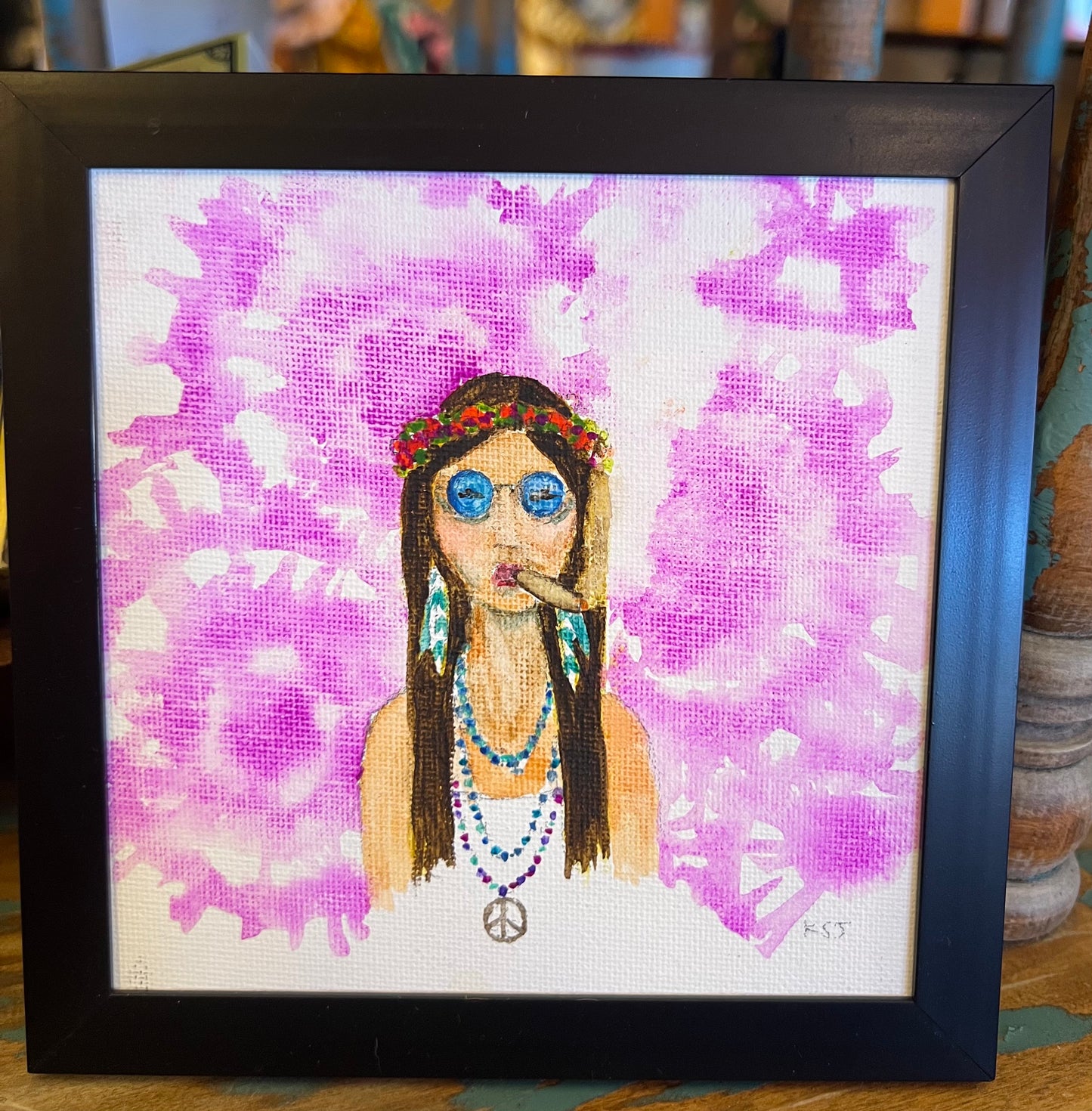 Smoking Women Series- Hippie Dippie
