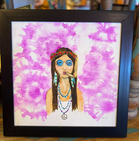Smoking Women Series- Hippie Dippie