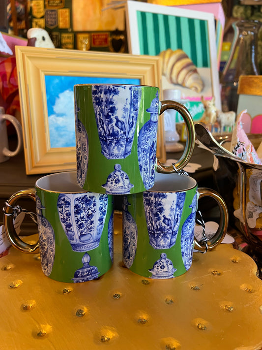 Green Ginger Jar Mug